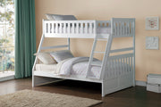 Galen White Twin/Full Bunk Bed | B2053 - Gate FurnitureBunk Bed