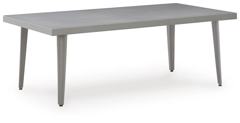 Gali Gray/Blue Outdoor Sofa/Chairs/Table Set (Set of 4) - P275-081