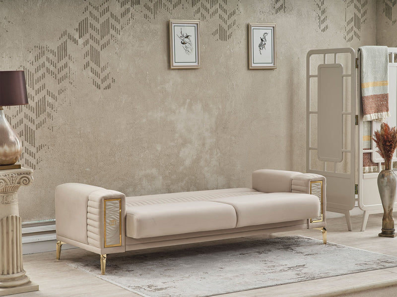 Galina 3-pieces (Sofa & Loveseat & Chair) Livingroom in Beige - 200-SER-GAL-ANKA529-321