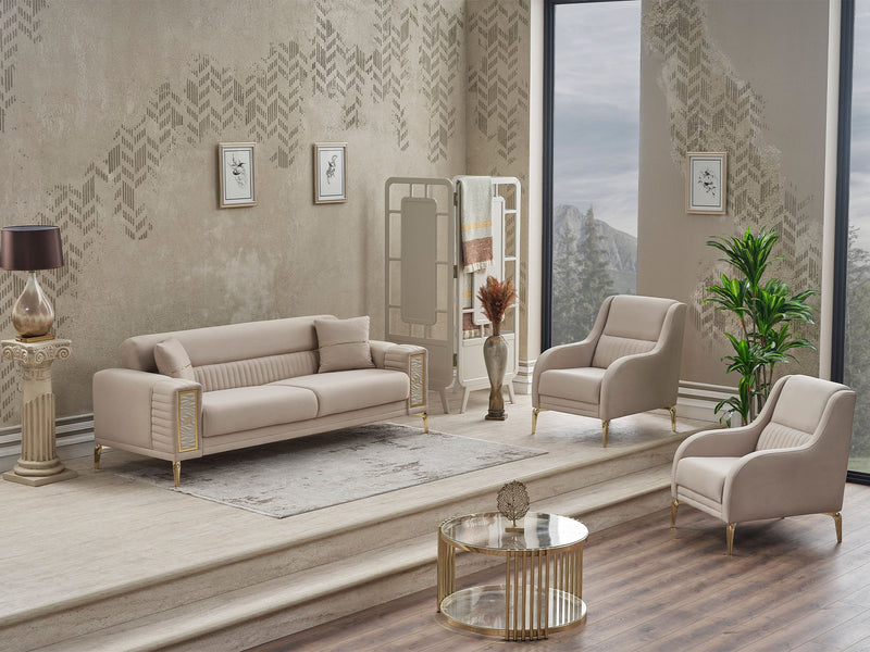Galina Chair in Beige - 200-SER-GAL-ANKA529-B