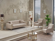 Galina Convertible Sofa in Beige - 200-SER-GAL-ANKA529-3