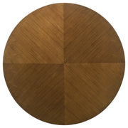 Galindo 52-inch Round Walnut Veneer Dining Table Walnut - 193750