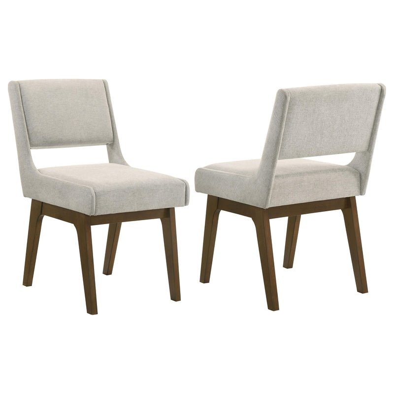 Galindo Upholstered Dining Side Chair Light Grey (Set of 2) - 193752GRY