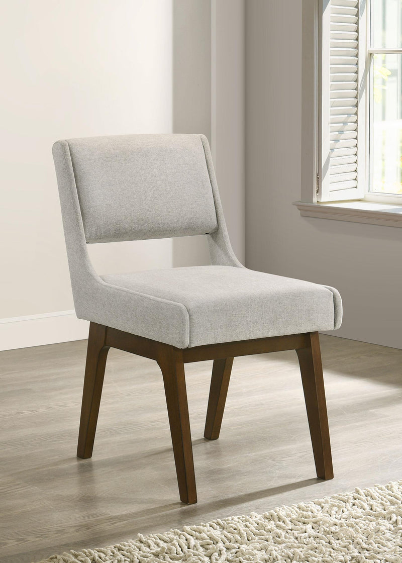 Galindo Upholstered Dining Side Chair Light Grey (Set of 2) - 193752GRY