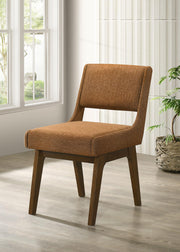 Galindo Upholstered Dining Side Chair Nutmeg (Set of 2) - 193752NMG