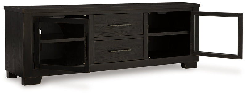 Galliden Black 80" TV Stand - W841-168