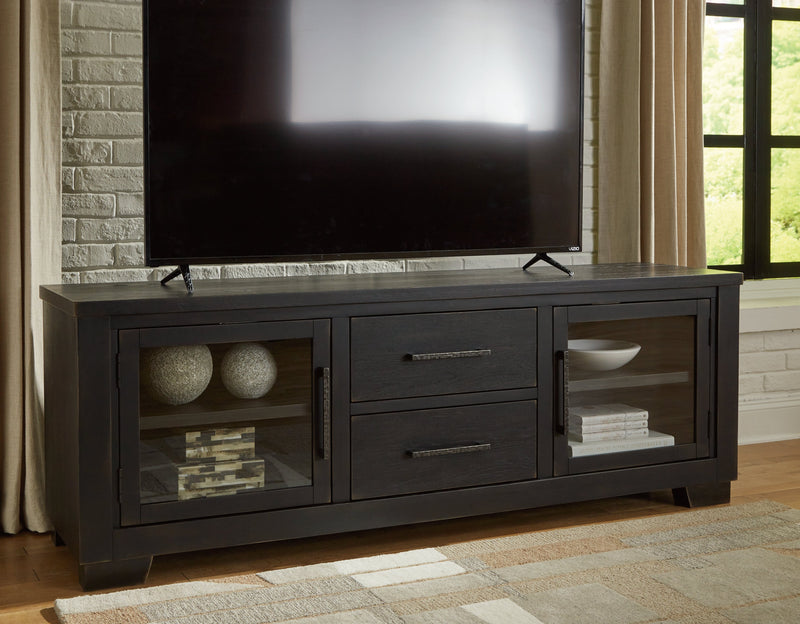 Galliden Black 80" TV Stand - W841-168
