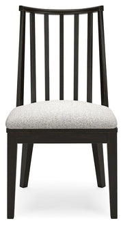 Galliden Light Brown Dining Table and 6 Chairs with Server - Gate FurnitureDining Room Set