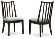 Galliden Light Brown Dining Table and 8 Chairs - Gate FurnitureDining Room Set