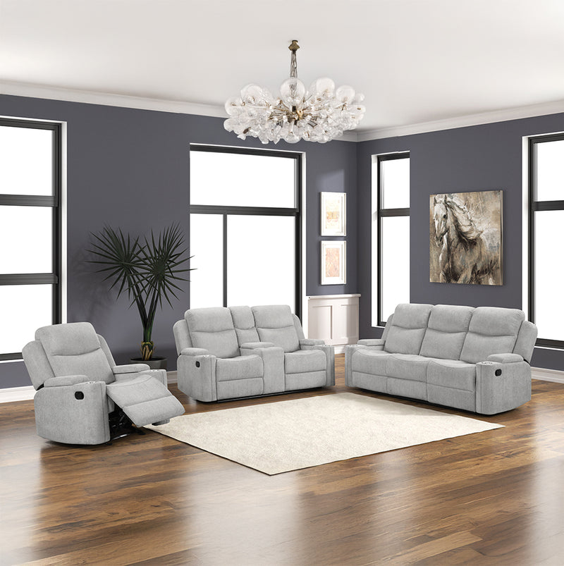 Galya Motion Loveseat w/Console - LV04681