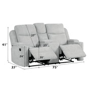 Galya Motion Loveseat w/Console - LV04681