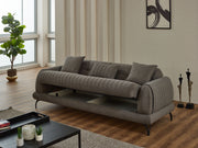 Gamba 3-pieces (Sofa & Loveseat & Chair) Livingroom in Beige - 200-SIM-GAM-GIRNE03-321