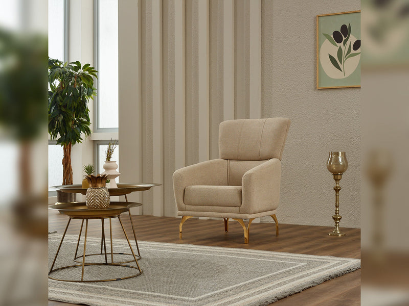 Gamba 3-pieces (Sofa & Loveseat & Chair) Livingroom in Grey - 200-SIM-GAM-GIRNE10-321