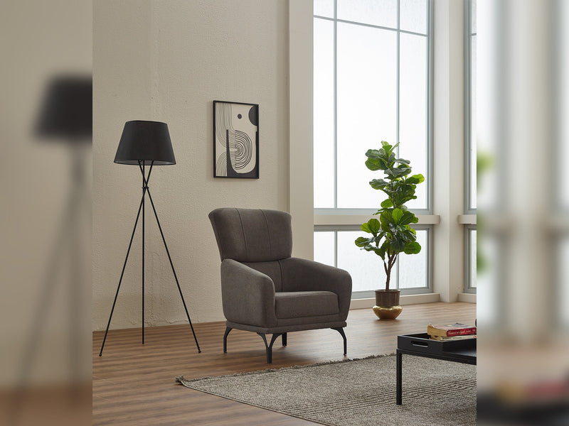 Gamba 3-pieces (Sofa & Loveseat & Chair) Livingroom in Grey - 200-SIM-GAM-GIRNE10-321