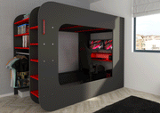 Gamer Bed Red & Black - i38209 - Gate Furniture