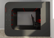 Gamer Bed Red & Black - i38209 - Gate Furniture