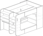 Gamer Bed Red & Black - i38209 - Gate Furniture