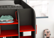 Gamer Bed Red & Black SET - p13194