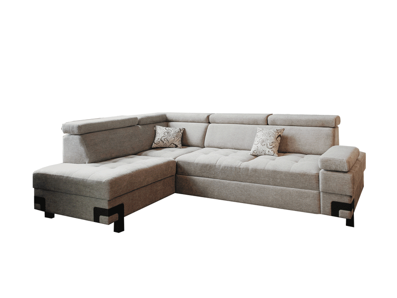 Garda Sectional W/ Bed And Storage - i30698 - Gate Furniture