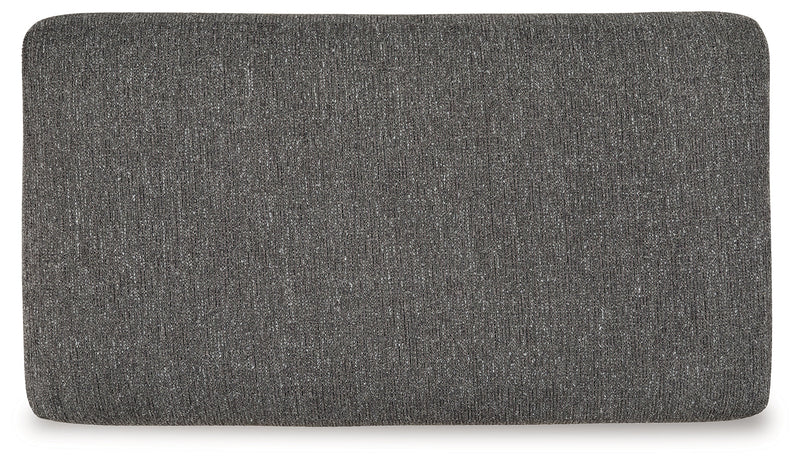 Gardiner Chair and Ottoman in Pewter - PKG015828
