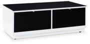 Gardoni White/Black Coffee Table - T756-1