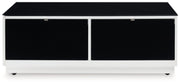 Gardoni White/Black Coffee Table - T756-1