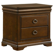 Garland 2-drawer Nightstand Bedside Table Brown Cherry - 205302