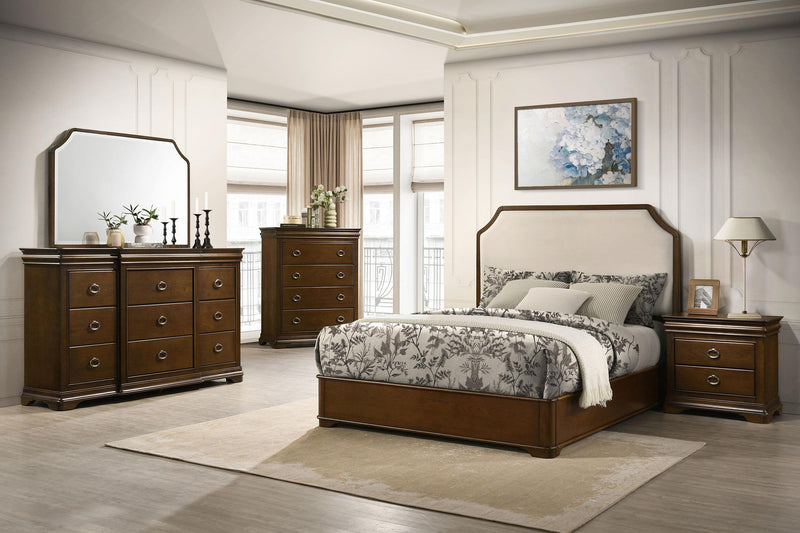 Garland 2-drawer Nightstand Bedside Table Brown Cherry - 205302