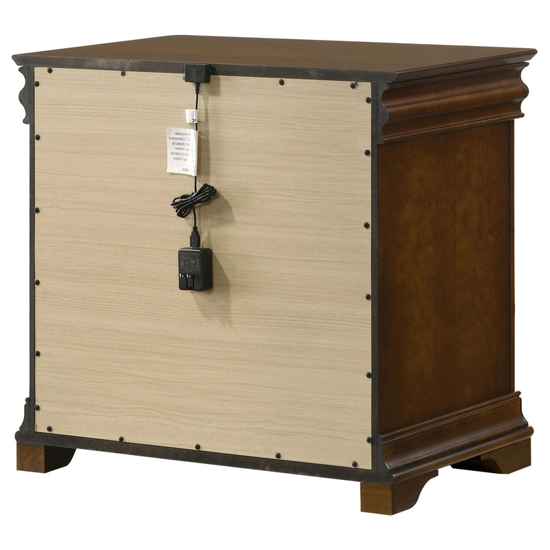 Garland 2-drawer Nightstand Bedside Table Brown Cherry - 205302