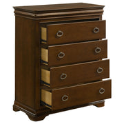 Garland 4-drawer Bedroom Chest of Drawers Brown Cherry - 205305