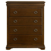 Garland 4-drawer Bedroom Chest of Drawers Brown Cherry - 205305