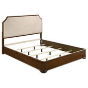 Garland 4-piece Eastern King Bedroom Set Brown Cherry - 205301KE-S4