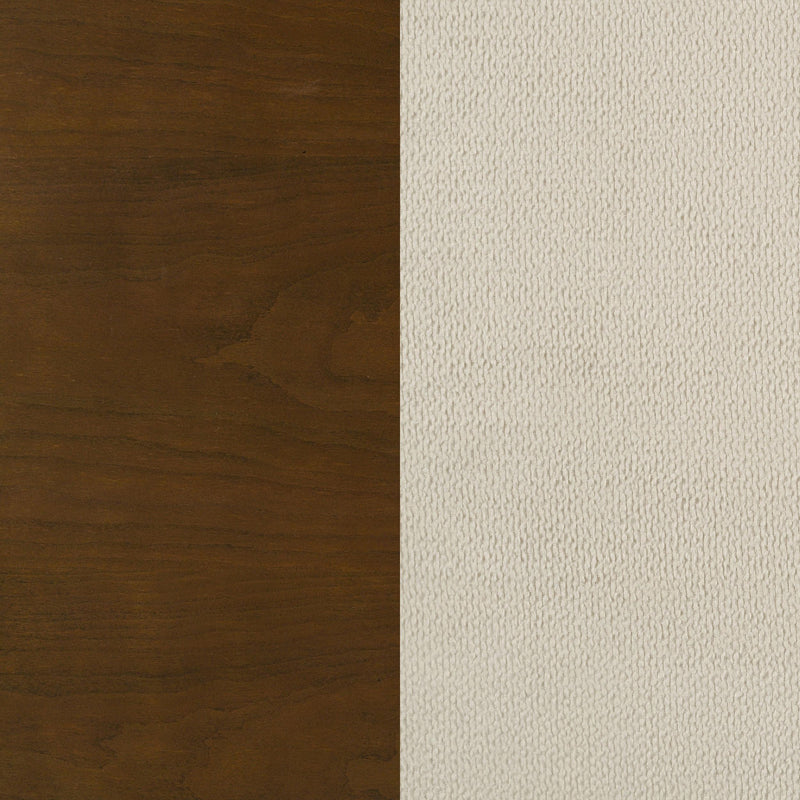 Garland 58-inch Queen Panel Bed Cream and Brown Cherry - 205301Q