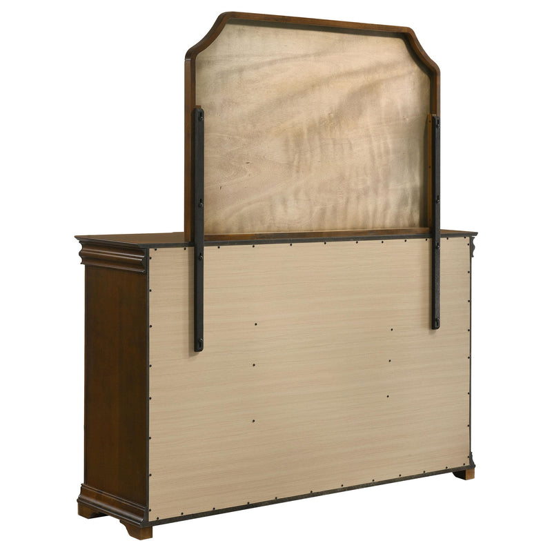 Garland 9-drawer Bedroom Dresser with Mirror Brown Cherry - 205303M