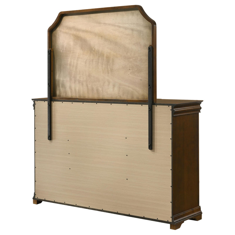 Garland 9-drawer Bedroom Dresser with Mirror Brown Cherry - 205303M