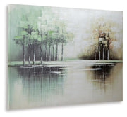 Garlenridge Green/Tan/White Wall Art - A8000470