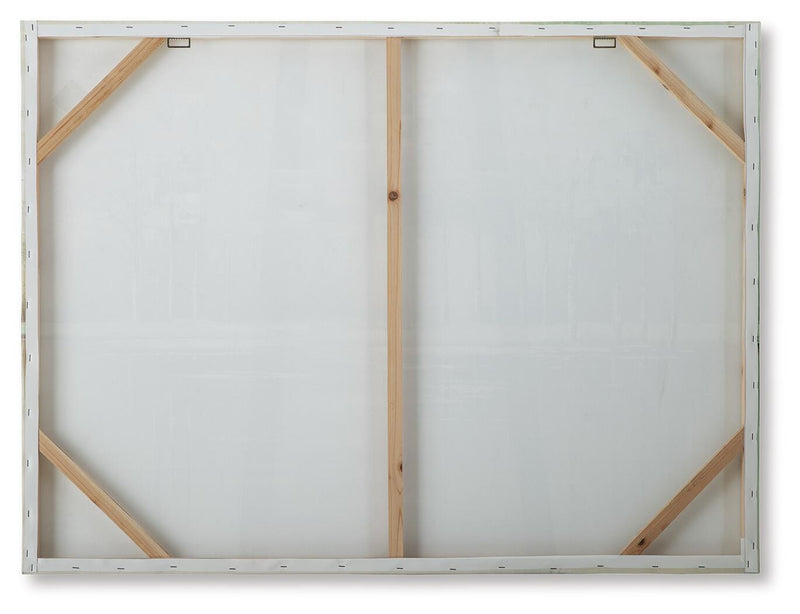 Garlenridge Green/Tan/White Wall Art - A8000470