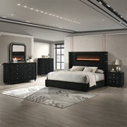 Garner EK Bed w/Fireplace, LED, Reading Light, Speaker, Bluetooth & USB - BD06021EK