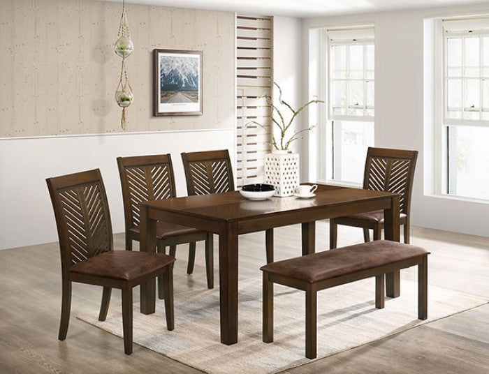 Garnett Walnut Dining Table - CM3490T