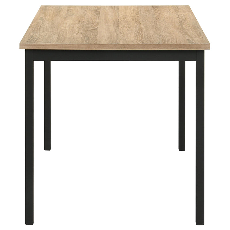 Garza 5-piece Rectangular Dining Table Greige Oak - 193981-S5
