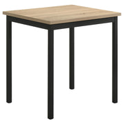 Garza 5-piece Space Saving Rectangular Dining Table Greige Oak - 193980-S5
