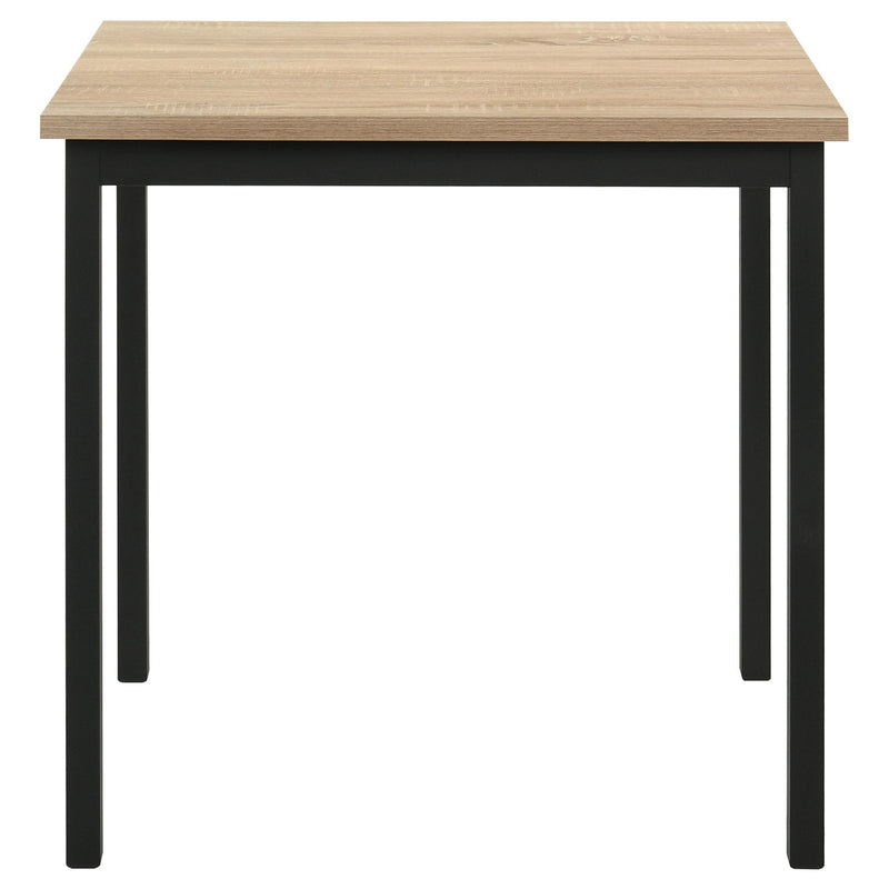 Garza 5-piece Space Saving Rectangular Dining Table Greige Oak - 193980-S5