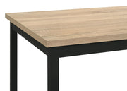 Garza 5-piece Space Saving Rectangular Dining Table Greige Oak - 193980-S5