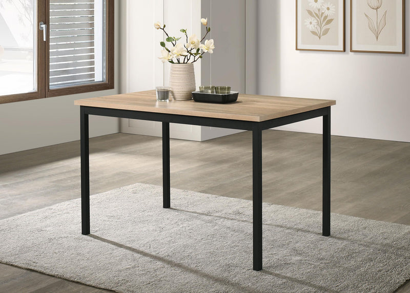 Garza Rectangular 47-inch Dining Table Greige Oak - 193981