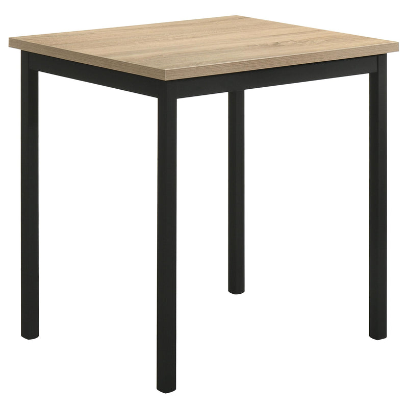 Garza Space Saving Rectangular Dining Table Greige Oak - 193980