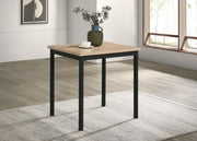 Garza Space Saving Rectangular Dining Table Greige Oak - 193980