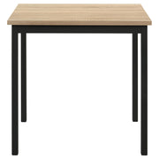 Garza Space Saving Rectangular Dining Table Greige Oak - 193980