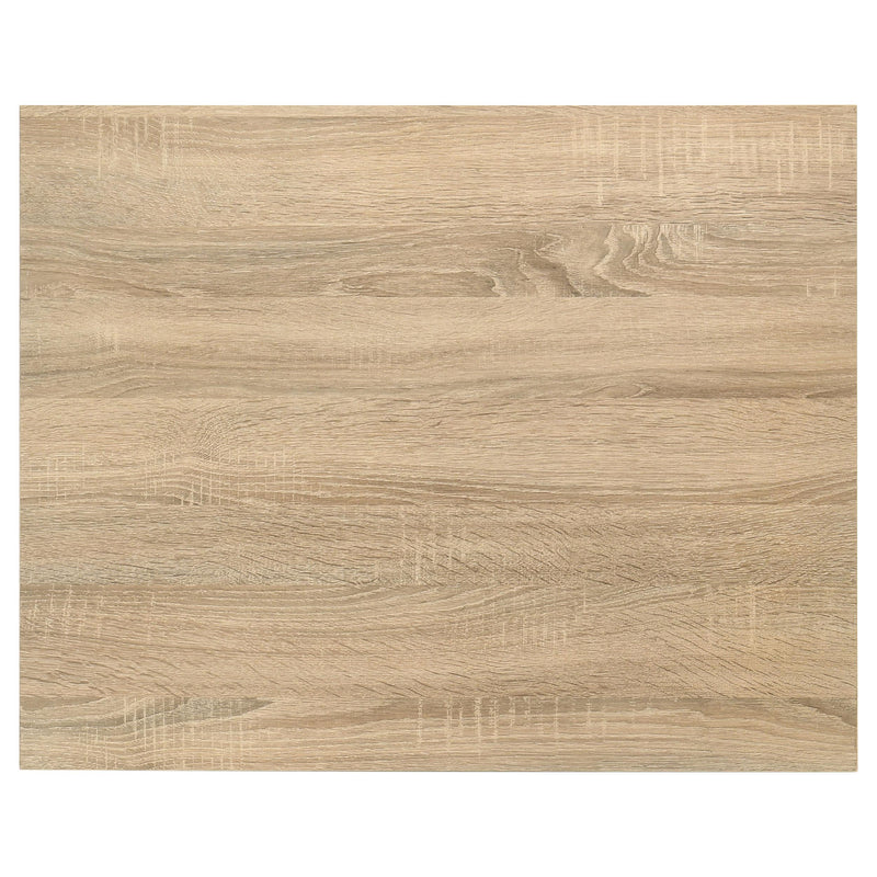 Garza Space Saving Rectangular Dining Table Greige Oak - 193980