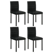 Garza Upholstered Dining Side Chair Black (Set of 4) - 193982