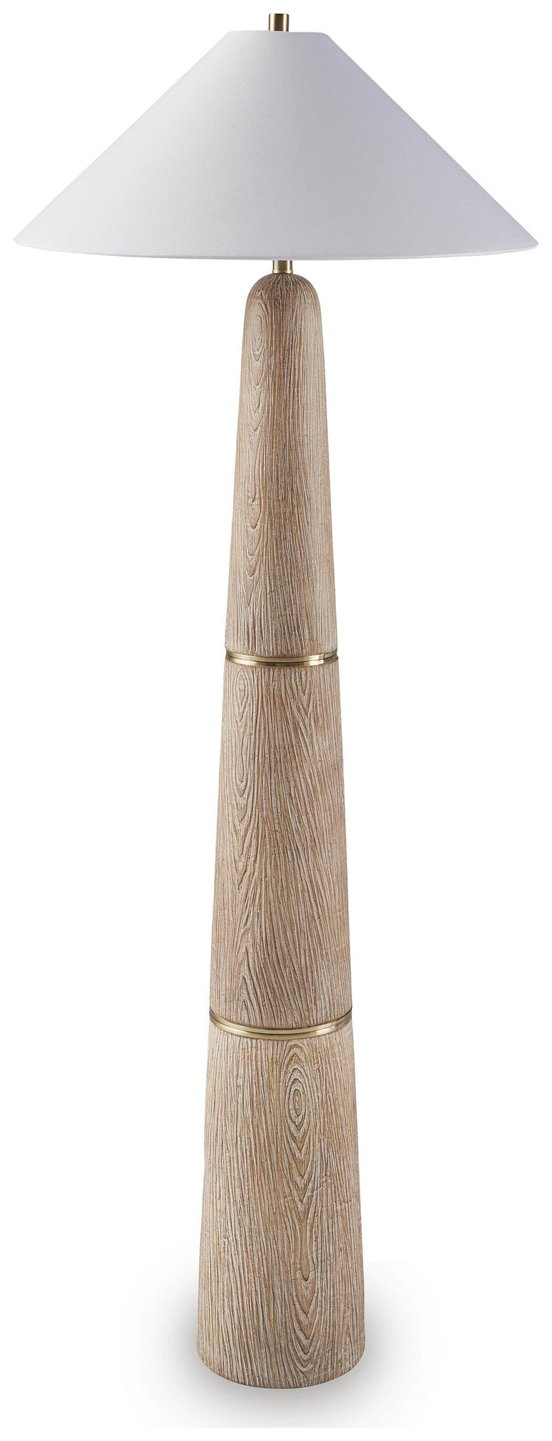 Gasparleigh Brown/Gold Finish Floor Lamp - L235811